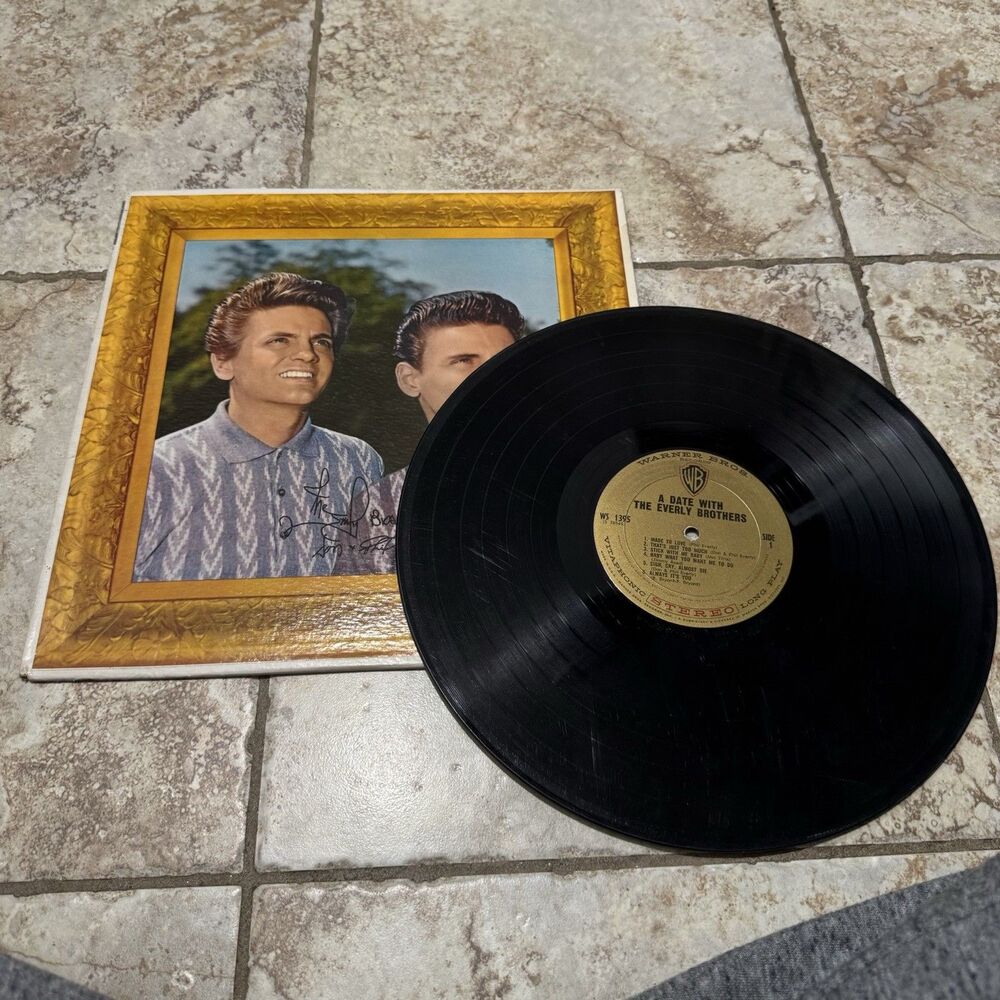 A Date With The Everly Brothers~Pop Rock~Warner Bros.~Stereo~Vinyl‎